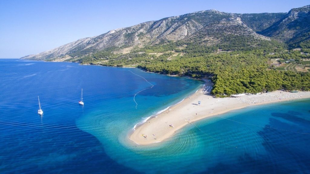 croazia dalmazia isola brac spiaggia corno zlatni rat