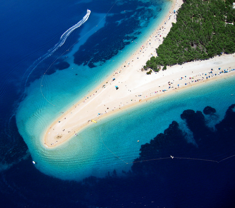 croazia dalmazia isola brac spiaggia corno zlatni rat